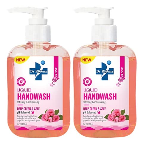 Dr Kleenz Rose Liquid Hand Wash Pack of 2 (250ml x 2)