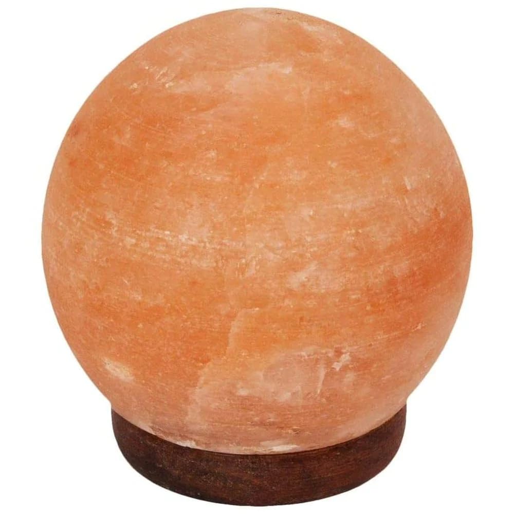 Himalayan Rock Salt Sphere Table Lamp