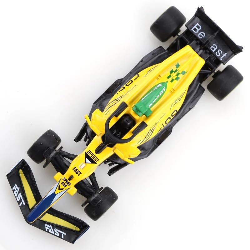 Image of PLUSPOINT Formula 1 Racing Die cast Metal Cars for Kids Pull Back F1 Metal Car Simulation Scale Model High-Speed Racing Vehicles Collectible Car Toys for Boys Age 3 Years & Up