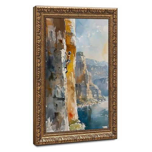 Peinture sur toile escalade et impression jet d'encre