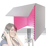 Portable Sound Recording Vocal Booth Box, Desktop Soundproof Cover, Microphone Self Made Isolation Booth Box, Microphone Recording Equipment For Studio, Blog, Vocal