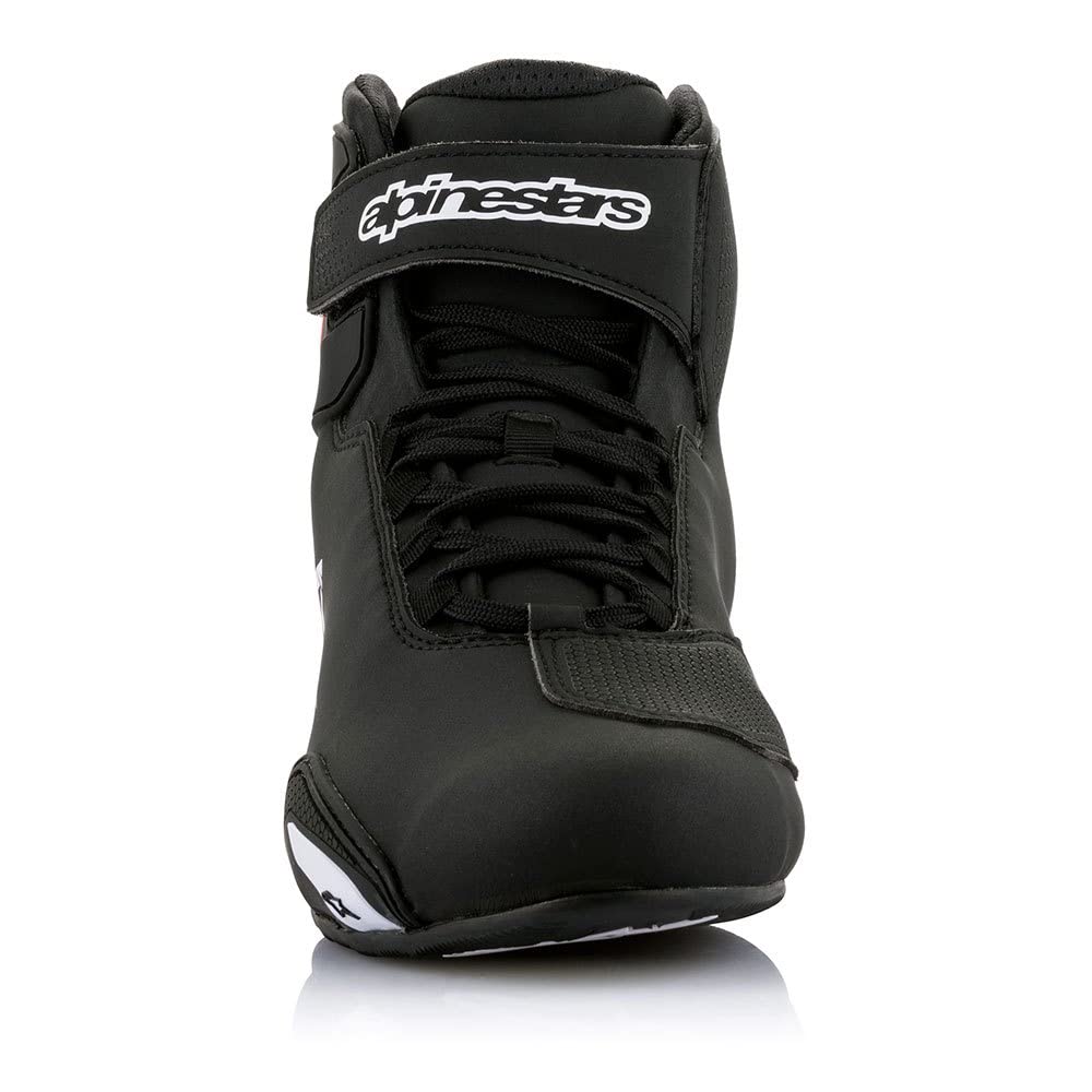 Alpinestars Motorradss, Ballet Flat Unisex Adulto, Black White Red Fluo, 42 EU