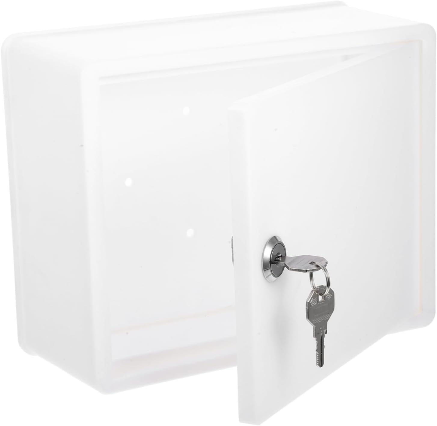 Mikikit 4sets Wall Mount Milk Box Package Mailbox Outdoor Mail Storage Milk Storage Sturdy Construction