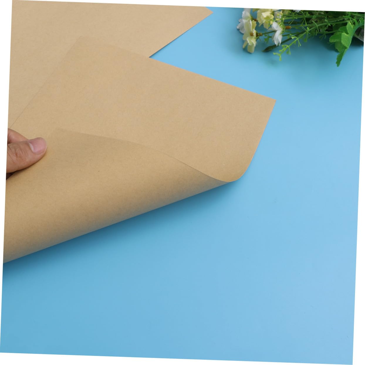 Homoyoyo 100blätter Kraftpapier Unbedrucktes Schreibpapier Blankopapier Für Briefe Kalligrafie Bastelprojekte Aus Hochwertigem Vintage-papier