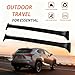 US Stock 2PCS Crossbar Cross Bars Fits for Lexus NX 250 350 350h 450h 2022 2023 2024 2025 Roof Rack,Carrier Bars,Cargo Bars,Rack Rails,Matte Black,Suitable for Cars with Luggage Racks