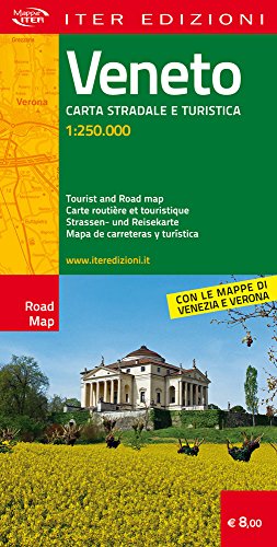 Veneto. Carta Stradale E Turistica 1:250.000. Ediz. Multilingue