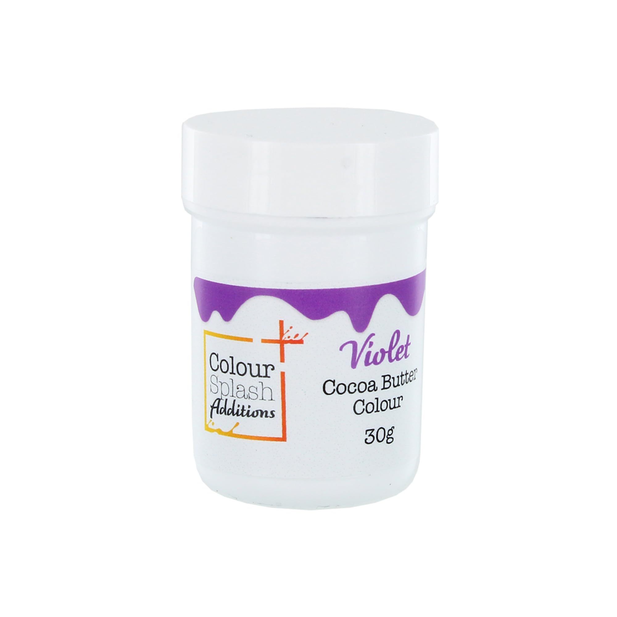 Colour Splash Additions Chocolate Colour | Violet Cocoa Butter For Cake Decorations, Truffles, Chocolates | Chocolate Paint - 30g