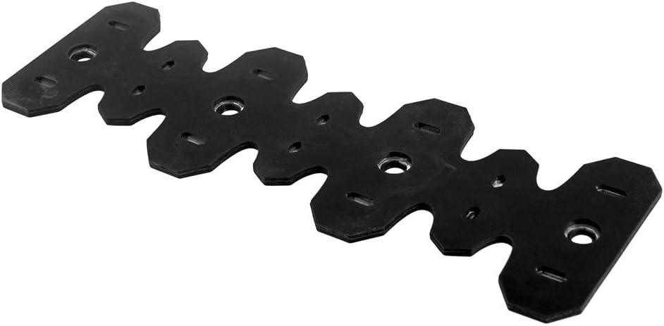 Universal Motorcycle Head Pipe Guard Flexible Exhaust Heat Shield for 4-stroke Bikes (Black)