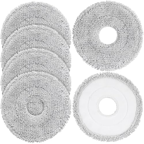 Image of HASTHIP 6Pcs Mop Pads for Dreame L40 Ultra /X40 Ultra /X50 Ultra /L50 Ultra /L10S Ultra / L10s Pro Ultra Heat, Replacement Parts Compatible with Dreame L10S Ultra Gen2 /L40S Ultra /X30 Ultra /L10 Ultra