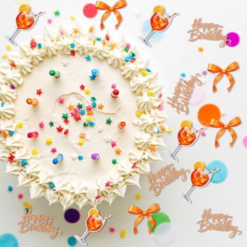 102 Stück Konfetti Geburtstag, Karte Geburtstag Frau, Geburtstagsdeko Tisch Konfetti Deko, Happy Birthday Geschenkset mit Karte und Umschlag, DIY Partydekoration für Frauen, Männer, Freunde