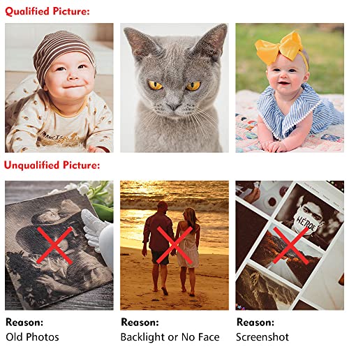 MissChic Socken Personalisiert Foto,Lustige Socken, Socken Individuell, mehrere Gesichter,Legen Sie Ihr Gesicht auf Socken für Unisex, Geschenk für Freuen, Herren, Freundin, Mutter, Schwester – Bild 5