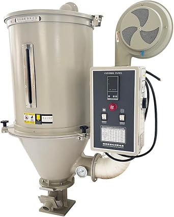25kg Hopper Type Plastic Dryer 3500W Plastic Drying Drum Industrial Pellet Dryer Spray Fusion Fabric Pellet Baking Machine 220V