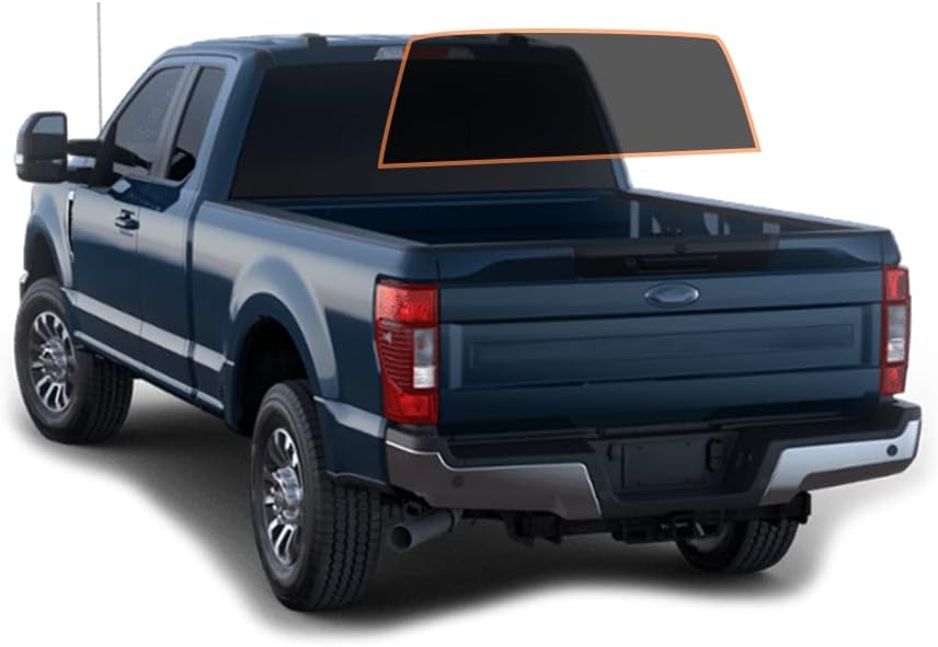 MotoShield Pro Premium Professional 2Mil Nano Ceramic Precut Window Tint Film for 2017-2021 Ford F250 Extended Cab — (Front Driver/Passenger 15%)