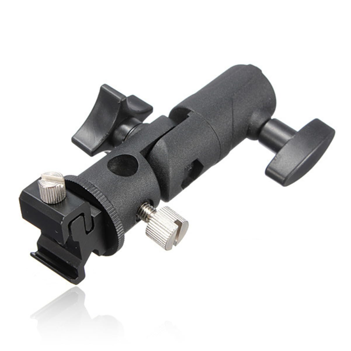 OSALADI 2pcs Flash Holder for Light Stand Flash Stand Bracket Flash Holder Bracket Flash Holder Stand DSLR Camera Flash Bracket Black