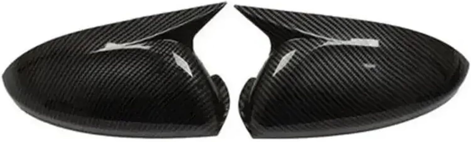 Compatible For Monza 2019-2021 Car Rearview Side Mirror Cover Wing Cap Sticker Exterior Door Rear View Case Trim Carbon Fiber (Color : Carbon Fiber)