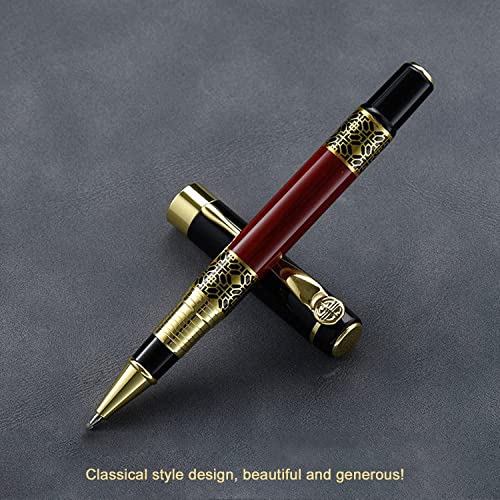 Image of Roshfort Luxury ball Pen - Customized Personalized Ballpoint Pen | Black & Maroon | Stylish Designs | Engrave Your Name. SEND DETAIL WHATSAPP +91 9631056748