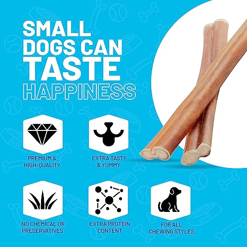 SITKA-Farms-Bully-Sticks-Slim-6-inch-10-Count-Premium-Natural-Dog-Treats-from-Free-Range-Grass-Fed-Cattle-Single-Ingredient-Grain-Rawhide-Free-Dog-Chews
