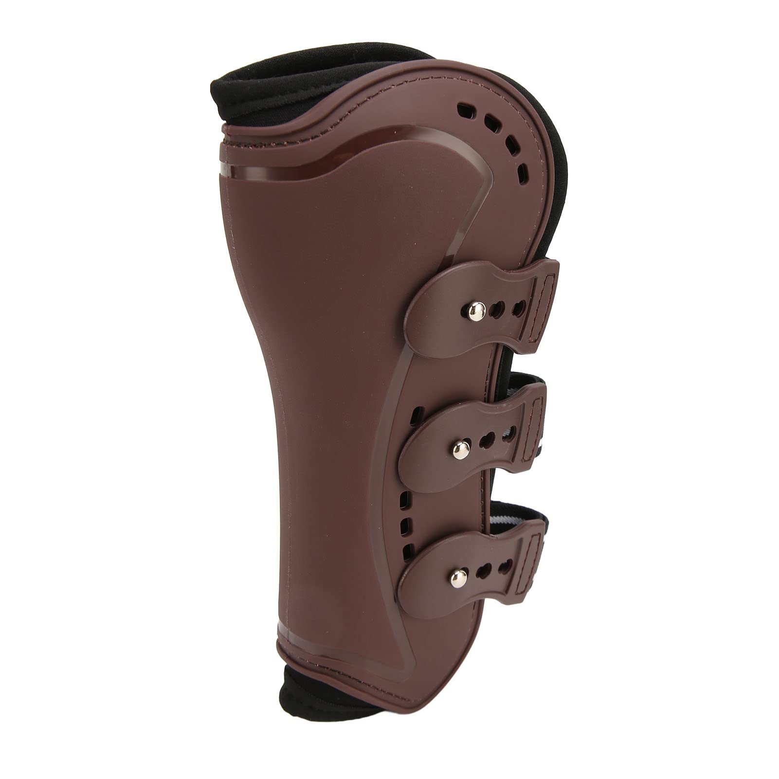 Stivali Leggeri Regolabili per Assorbimento degli Urti con Protezione per Le Gambe del Cavallo per Equitazione da Salto, 4 unità, Neoprene PU