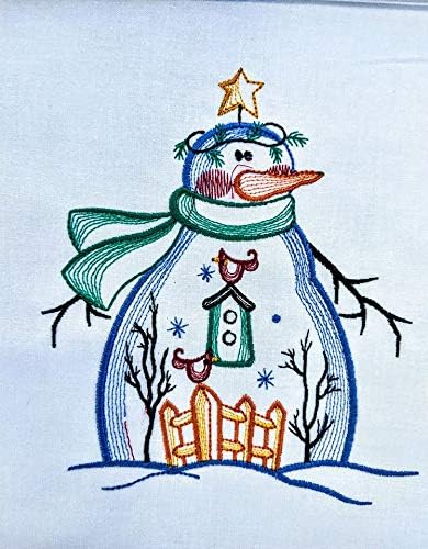 Material Maven Quilt Kit Country Christmas/Pre Cut Ready to Sew/Finished Embroidery