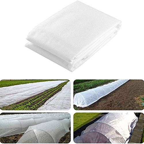 Vello da giardino,Antigelo per piante Tessuto non tessuto Fodera in tessuto orticola Piante Vegetali Ombra Coperta Anti Insetti Uccelli Attrezzature per la germinazione