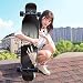 ZMHVOL Adolescente Monopatín niños y Las niñas los Adultos Principiantes Calle Junta de Cepillo Profesional de Danza de Arce Longboard Cuatro Ruedas Scooter Patinetas (Color: C) ZDWN (Color : C)