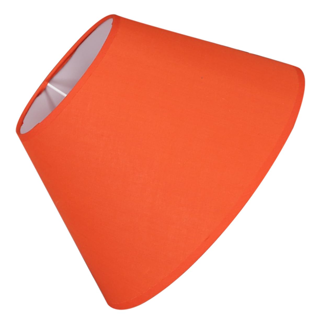 CLISPEED Abat Jour Tissu Orange pour Lampe de Table Style Simple et Élégant Compatible avec Lampes de Bureau et Appliques Murales Ajout Vintage à Votre Intérieur
