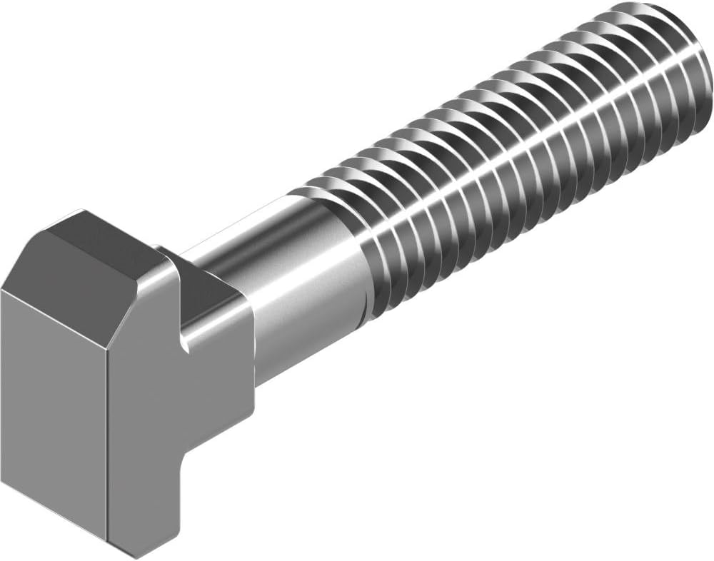 25 pcs martillo de cabeza de tornillos DIN 186forma B acero