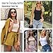 Tummy Control Shapewear Tank Tops for Women Square Neck Compression Tops Slimming Shaping Camisole