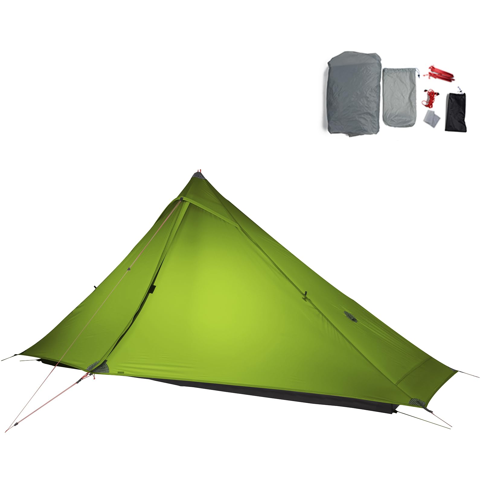 3FULGEAR Lanshan1 Pro ultralekki namiot kempingowy dla 1 osoby 3/4 pory roku profesjonalny 20D nylon dwustronny silikonowy namiot kempingowy kemping trekking kajakarstwo wspinaczka piesze