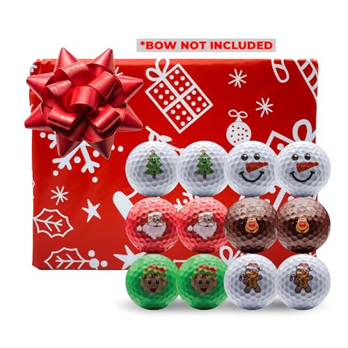 Christmas Variety 12-Pack Golf Balls: Celebrate The Season with Fun