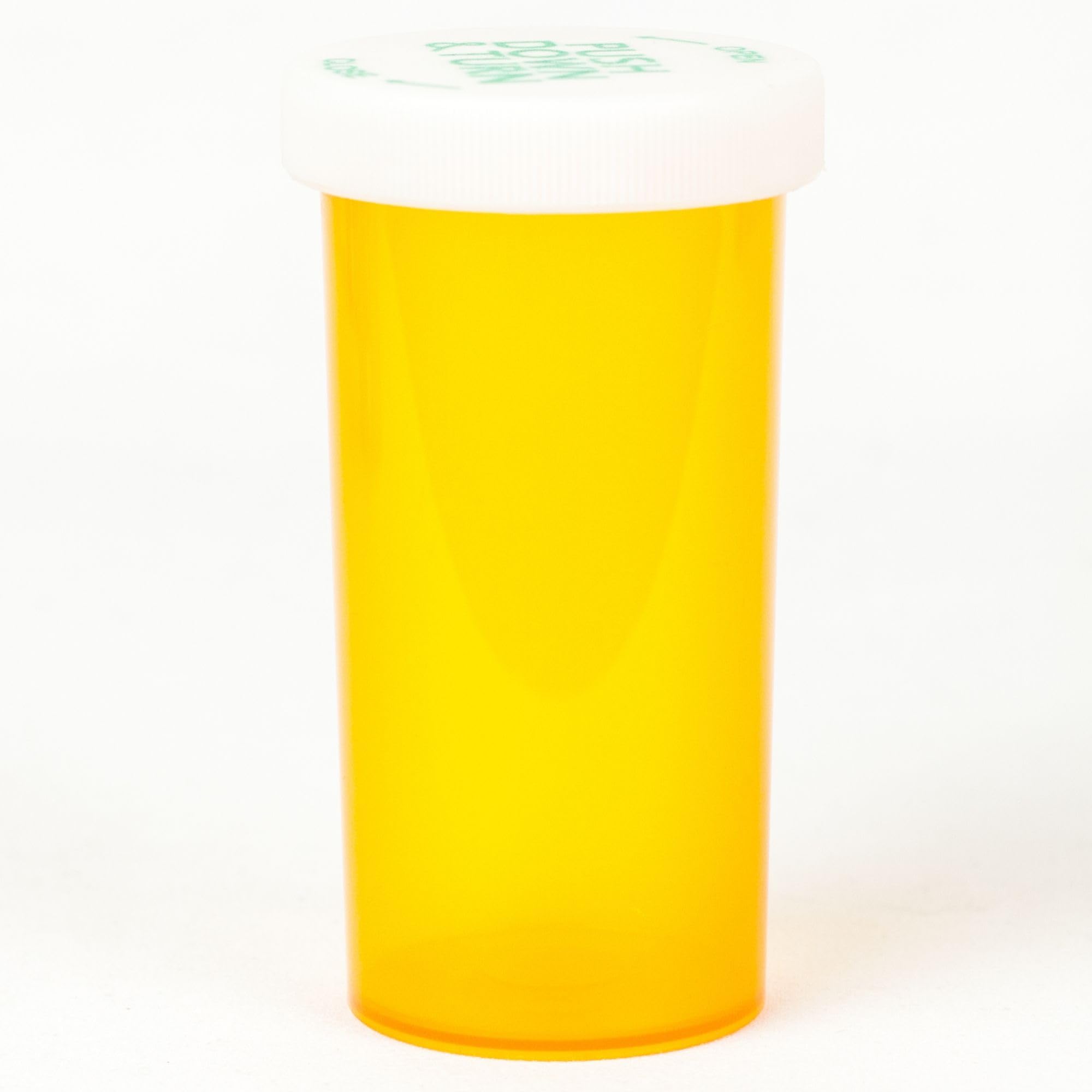 Five Star Supplies Plastic Pill Bottles - 100% Child Resistant Caps - Pill Container Prescription Vial - Push N Turn - Amber - 40 DRAM (180 Ct.)