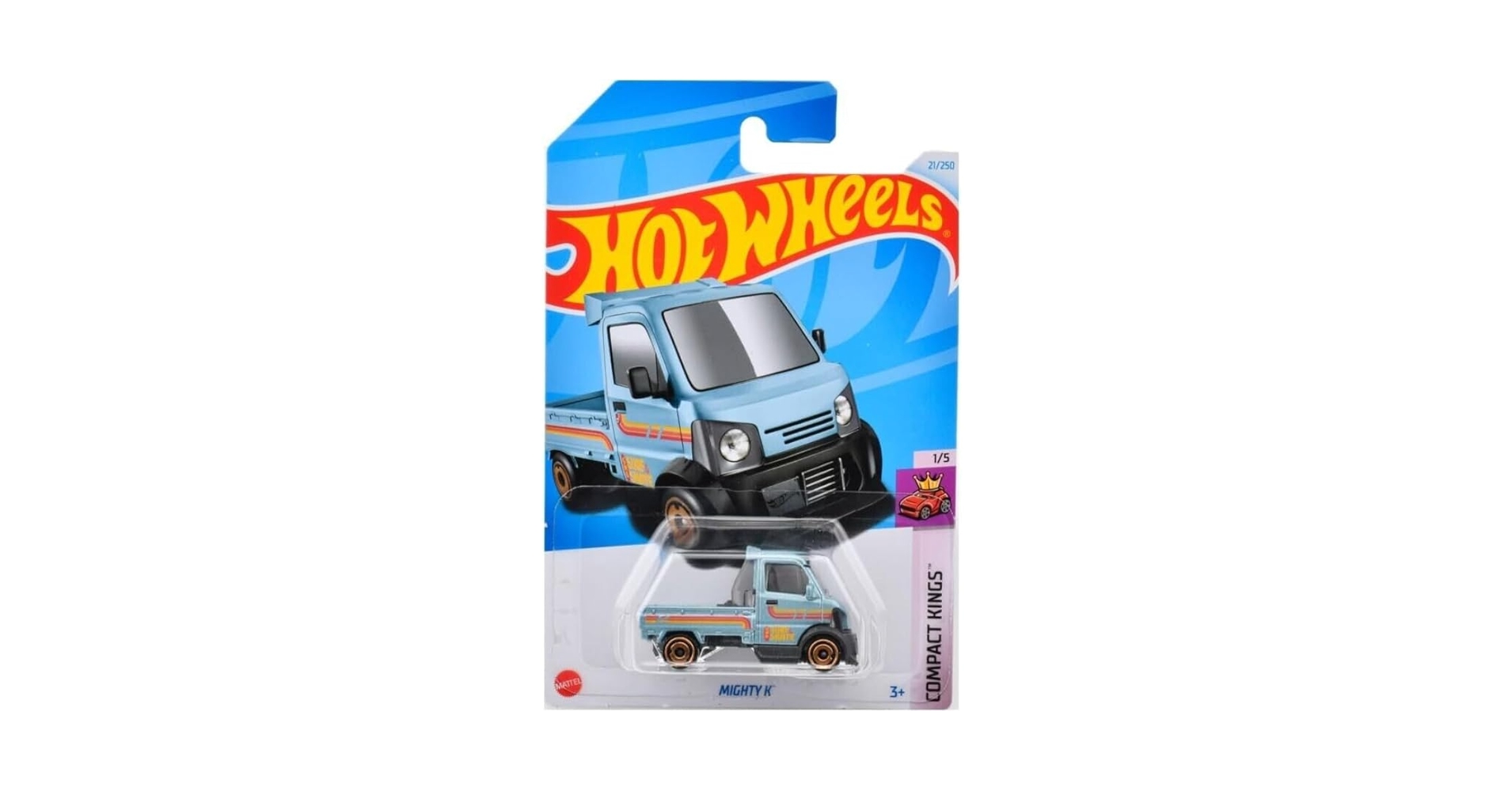 Amazon.com: Hot Wheels Mighty K, Compact Kings 1/5 (Blue