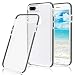 iPhone 7 Plus Case, FYY [Patent Shockproof][Military Material] Ultra Slim Fit Hybrid Clear Bumper Case Soft Silicone Gel Rubber Shockproof Impact Resistance Cover for iPhone 7 Plus Black