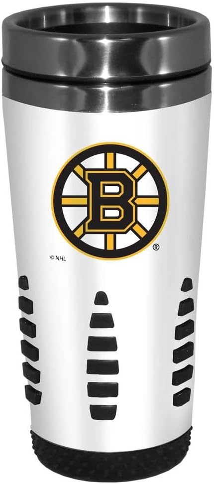 Boston Bruins Travel Mug - 16 oz. White Huntsville