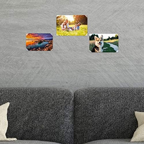 ULWSY Photo Stick Corners, 1020pcs Adhesive Photo Sticker Corners for DIY Scrapbook, Journal and Picture Album, Clear