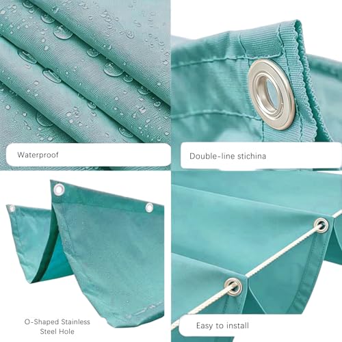 Voile d'ombrage rétractable wave imperméable et indéchirable