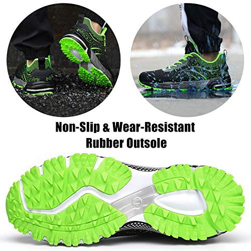 Image of Furuian Steel Toe Shoes for Men & Women Lightweight Safety Work Shoes Comfortable Steel Toe Sneakers Warehouse Industry Work Sneakers