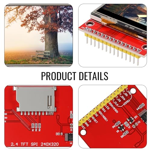 Image of 2pcs 2.4 inch SPI TFT LCD Display Touch Panel ILI9341 240x320 TFT LCD Touch Screen Shield 5V /3.3V STM32 Display Module SPI Serial with Touch Pen