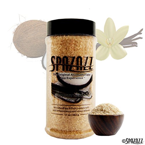 Spazazz Coconut Vanilla Crystals Orange 17-Ounce #TOP3