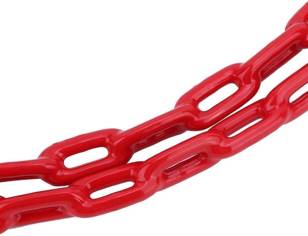 REZNOR Heavy Duty Thermoplastic Coated Metal Link Chain Set for Hammock Swing Indoor Outdoor (Red, 1.5 Meter) 1