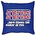 Produktbild Mega geile Geschenkidee cooles Dekokissen für Nerds - Attention Attention here comes the Master of PS4 - cooles Kissen Couchkissen für Computer Freaks