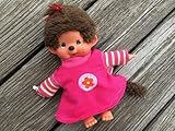  Puppenkleidung handmade passend für MONCHICHI Teddy Bär Gr. 20 cm Kleid Kleidchen pink Blume NEU