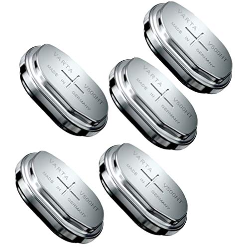 (5-PACK) VARTA V500HT 1.2V 510mAh NiMH Battery Replaces 5183454AA, 55750201501 For Use in |GPS terminal | Vehicle Tracking | Car Alarm Key Fobs | Fits in Flashlight Lamps for JEEP DODGE CHRYSLER