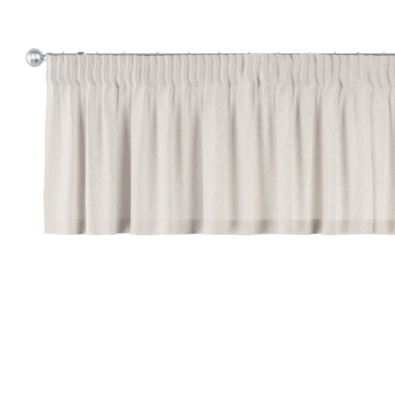 dekoria Kurzgardine mit Kräuselband Schal Gardine Dekoschal 260 x 40 cm hellgrau