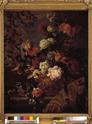 Toile Jean Baptiste Monnoyer fleurs peinture classique 60x90cm