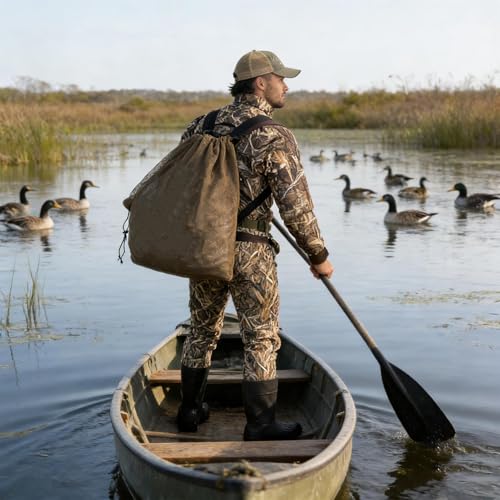 Mochila de caza para ganso y pato ideal en lagunas y zonas húmedas al aire libre 4