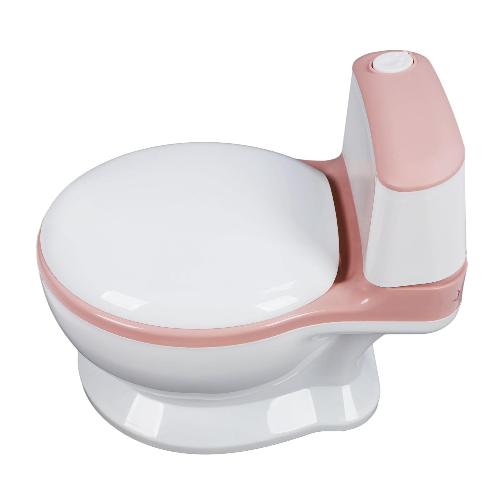 Aramox Inodoro de Entrenamiento para Niños, Orinal de Plástico para Niños Pequeños con Lavabo y Cojín Extraíbles, Inodoro de Viaje Portátil Ajustable, Fácil de Limpiar para Salidas de (PINK)