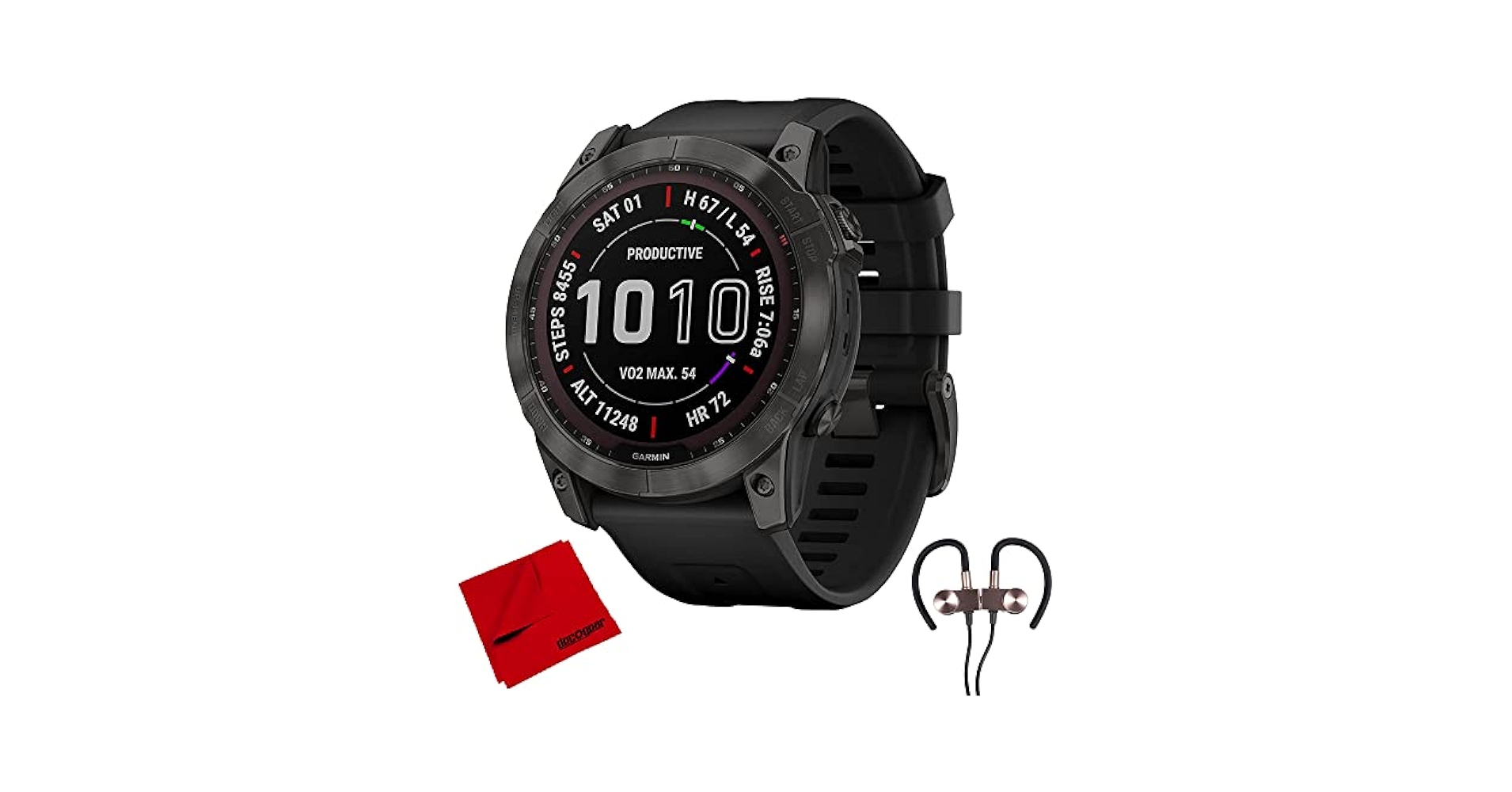 Amazon.com: Garmin 010-02541-10 Fenix 7X Sapphire Solar