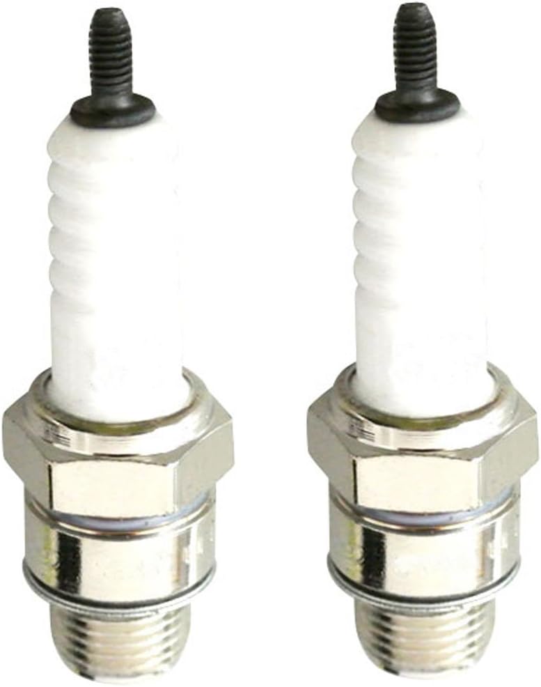 JRL 2pcs Spark Plug For 49cc 60cc 66cc 80cc 2 Stroke Engine Motorized Bicycle Bike