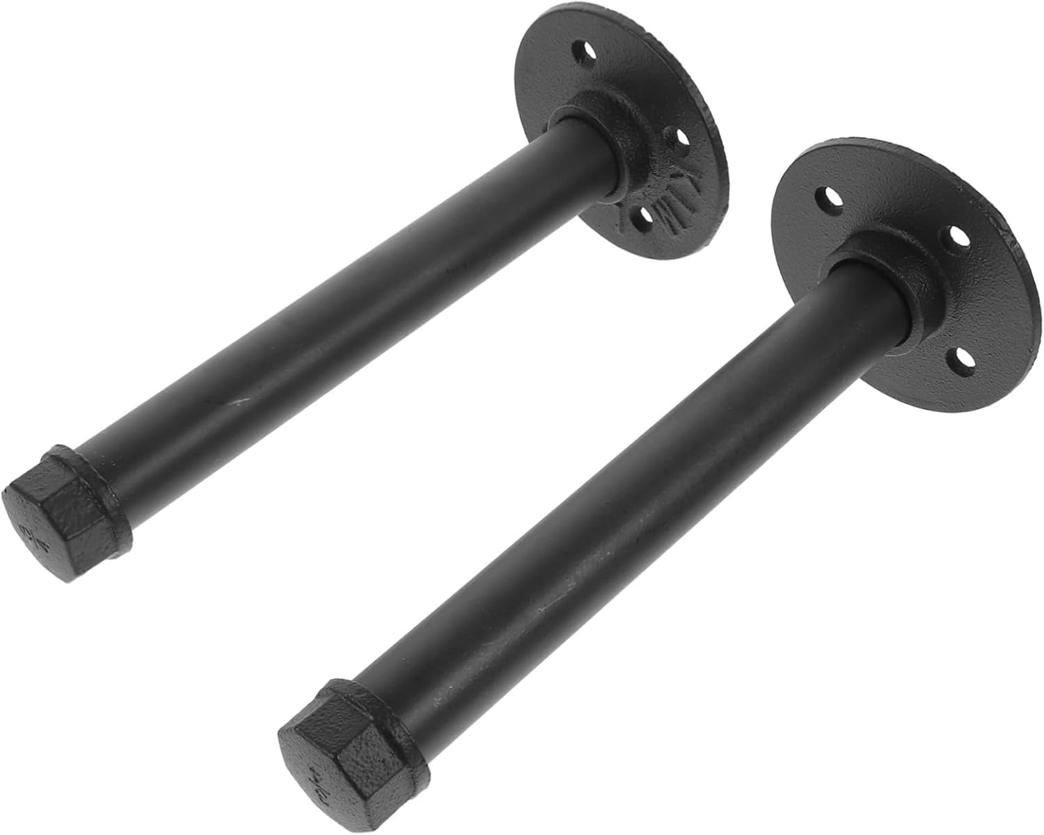 Homoyoyo 2pcs Heavy Duty Shelf Brackets Angle Bracket Matte Finish for Floating Shelves Furniture Repair Modern Design for Home Office Kitchen and Garage